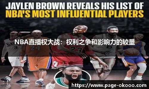 NBA直播权大战：权利之争和影响力的较量