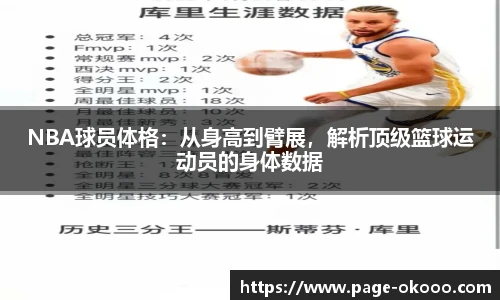 NBA球员体格：从身高到臂展，解析顶级篮球运动员的身体数据