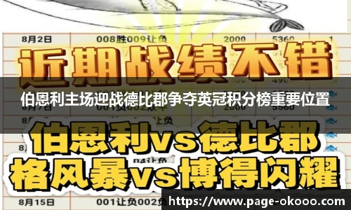 伯恩利主场迎战德比郡争夺英冠积分榜重要位置
